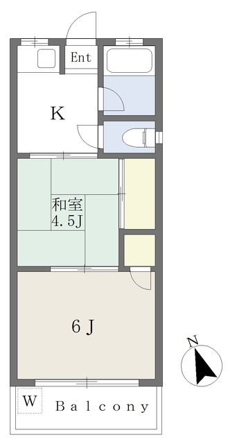 草加市青柳のマンションの間取り