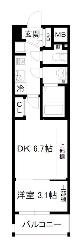 ソルテラス京都洛南の間取り