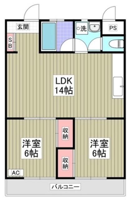 ロワール坂戸の間取り