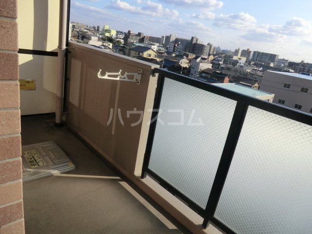 【名古屋市熱田区六番のマンションのバルコニー】