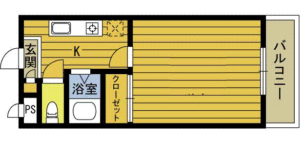 城原ハイツの間取り