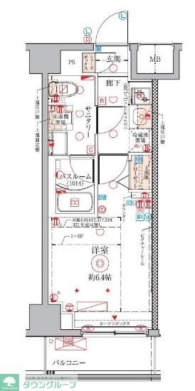 クレヴィスタ武蔵中原の間取り