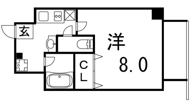 ラフォンテ三宮の間取り