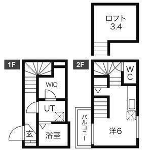 シリウス中江の間取り