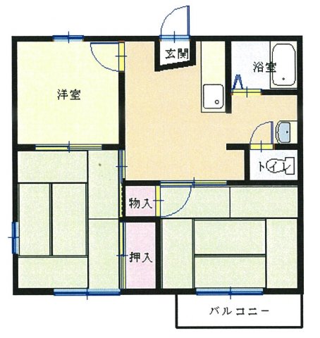 ベルハイツIの間取り