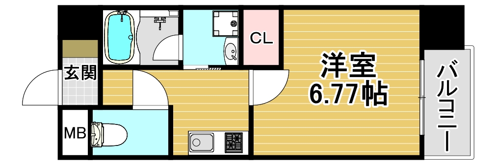 WOB西九条の間取り