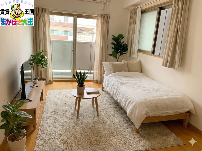 居室・リビング　家具・インテリアはＣＧです