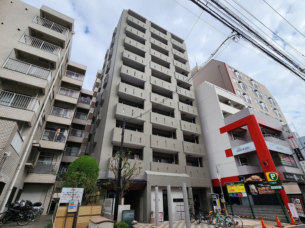 建物外観　コスモリード葛西　ＮＴＴインターネット　駐輪場あります。