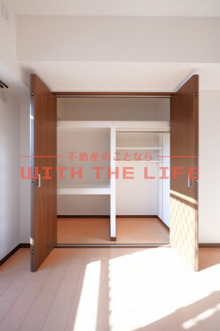 収納　たっぷりとした収納スペースです