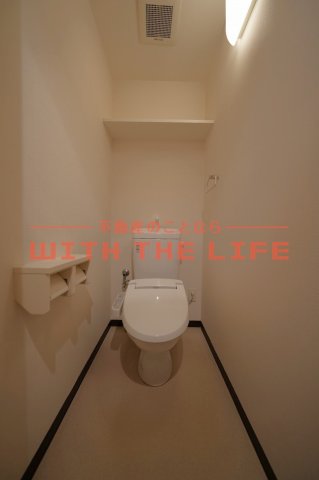 トイレ　ゆったりとした空間のトイレです