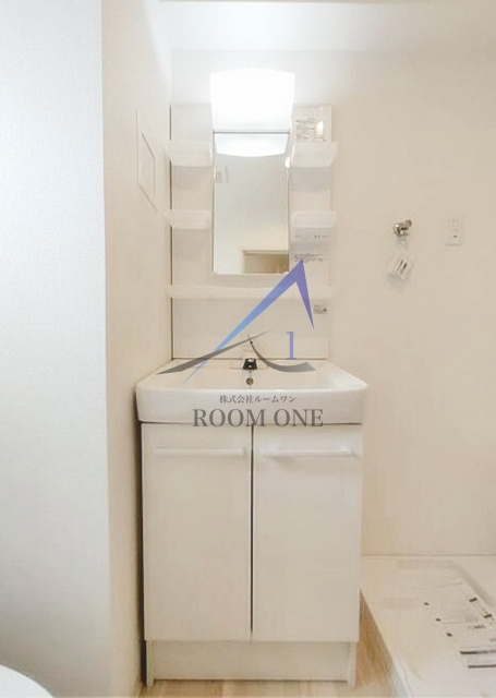 洗面設備　洗面台です。