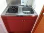 キッチン　コンパクトなキッチンで掃除もラクラク