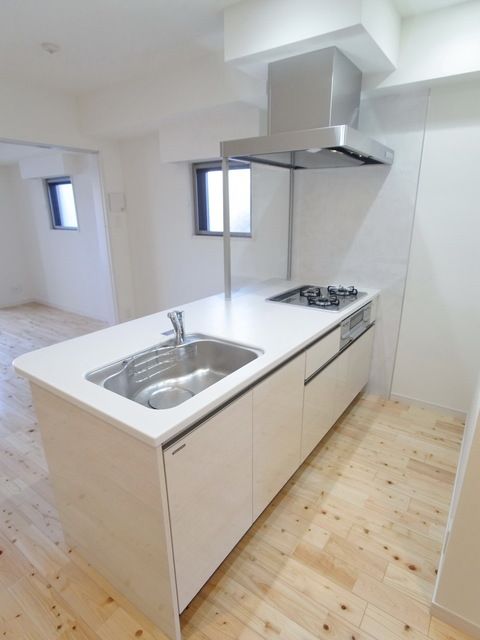 キッチン　グリル付きシステムキッチン♪