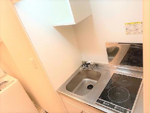 キッチン　２口コンロでお料理の幅も広がります