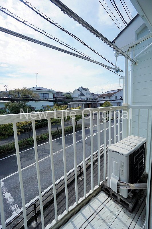 バルコニー　前面に遮る建物がなく、お洗濯物がよく乾きます☆