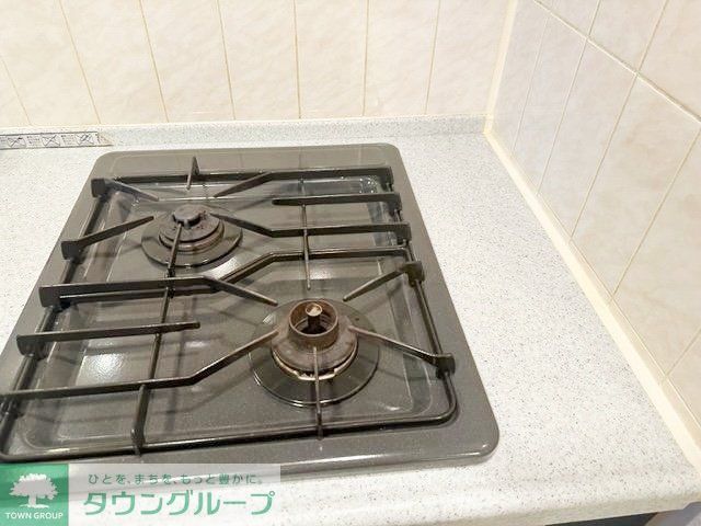 キッチン　システムキッチン（2口ガスコンロ）