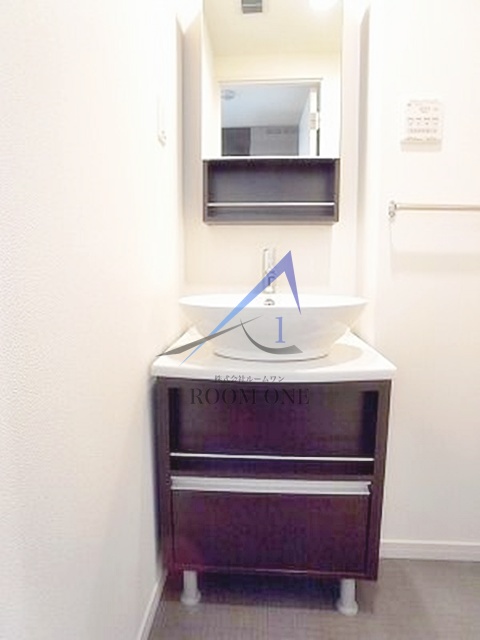 洗面設備　洗面台です。