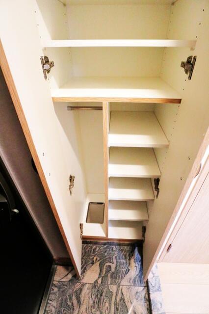 収納　大きなスペースがあり、収納には困りません