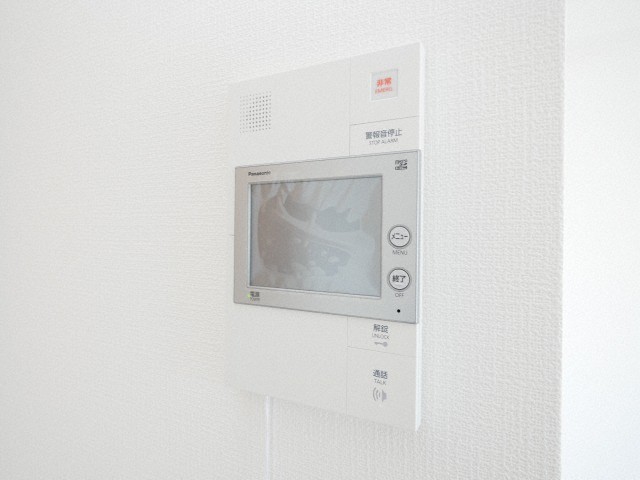セキュリティ　モニター付きインターホンです