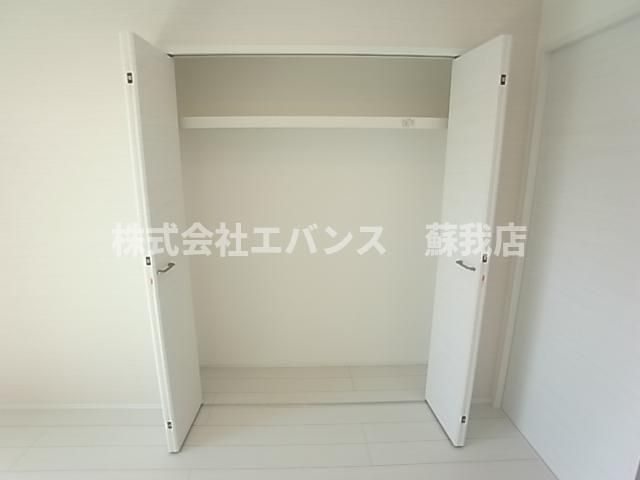 収納　たっぷりとした収納スペースです