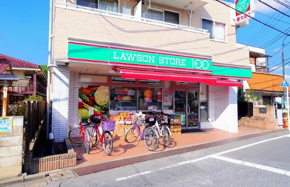 コンビニ　ローソンストア100 秋津駅前（コンビニ）まで191m