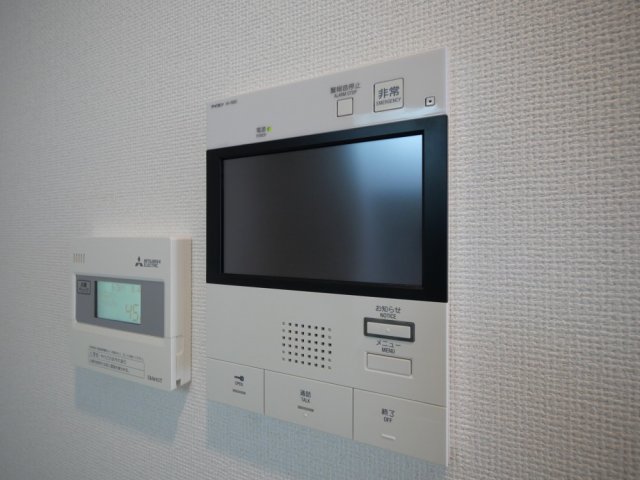 セキュリティ　モニター付きインターホンです