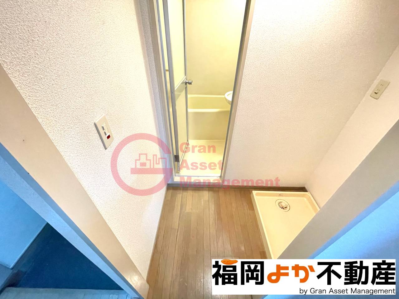 洗面設備　スペースが確保できる脱衣所です