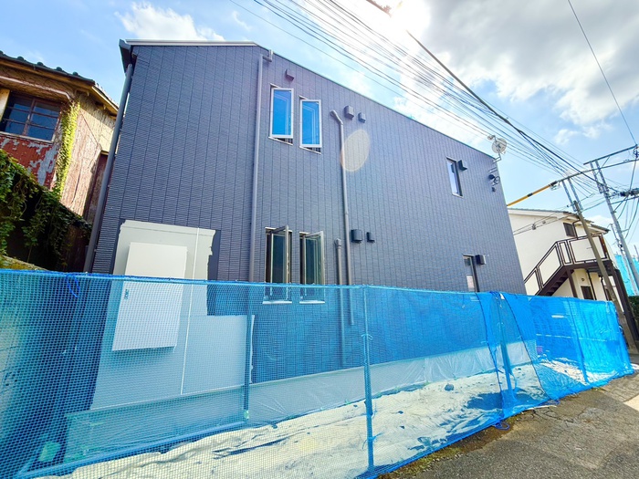 建物外観　建築中