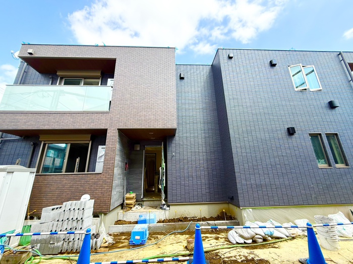 建物外観　建築中