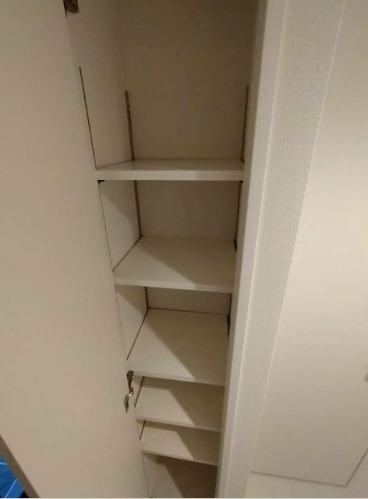 収納　たっぷりとした収納スペースです