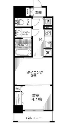 都営浅草線 本所吾妻橋駅 徒歩4分 12階建 築18年の間取り写真