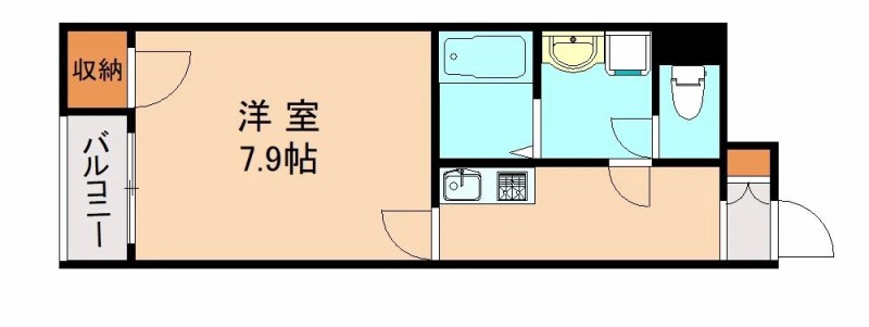 西鉄太宰府線 西鉄五条駅 徒歩9分 2階建 築13年の間取り写真