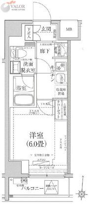 ティモーネプレミアム川崎イーストの間取り写真