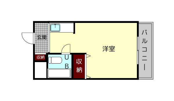 近鉄奈良線 菖蒲池駅 徒歩7分 4階建 築34年の間取り写真