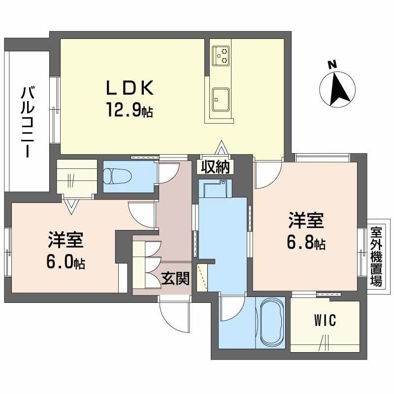 シャーメゾン セレッソ中桜塚の間取り写真