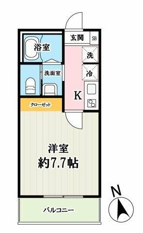 ＪＲ武蔵野線 新秋津駅 徒歩6分 3階建 築3年の間取り写真