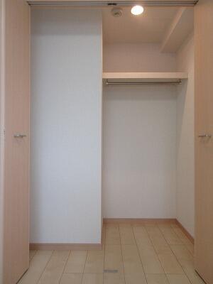 収納　たっぷりとした収納スペースです