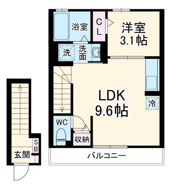 タウンセレッソの間取り写真