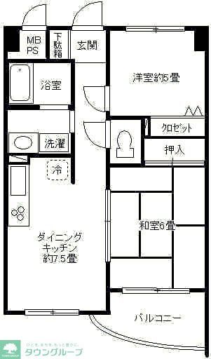 エヌエフ東戸塚の間取り写真