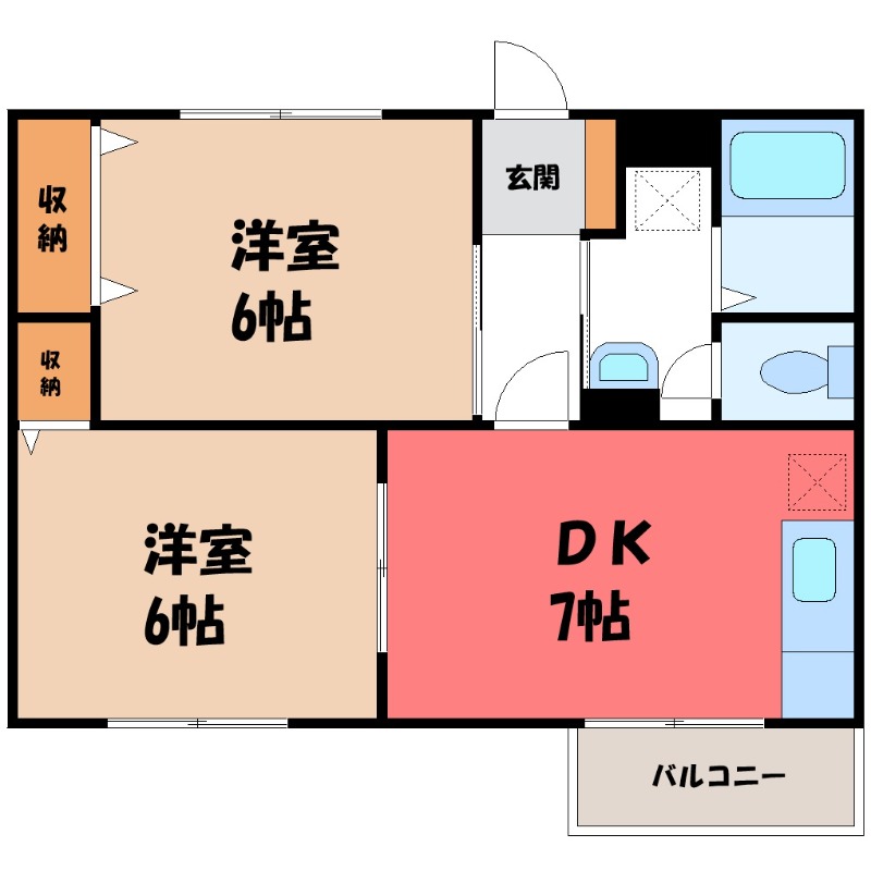 ヴィラ21の間取り写真