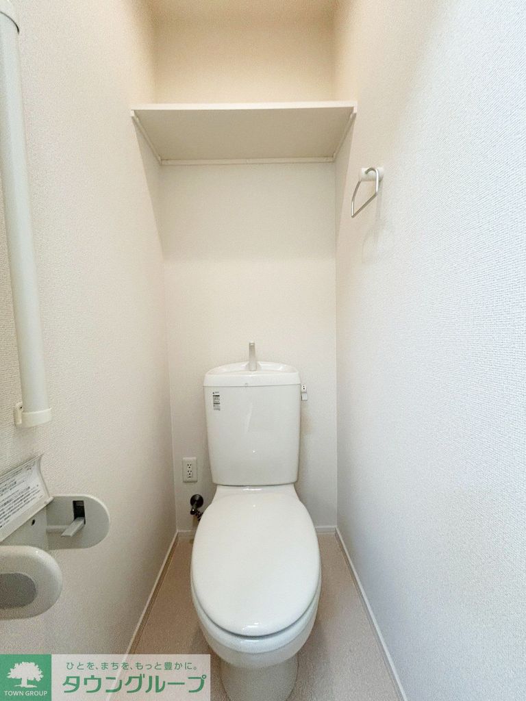 京成千葉線 京成稲毛駅 徒歩2分 3階建 築14年のトイレ写真