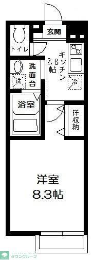 サンハイムの間取り写真