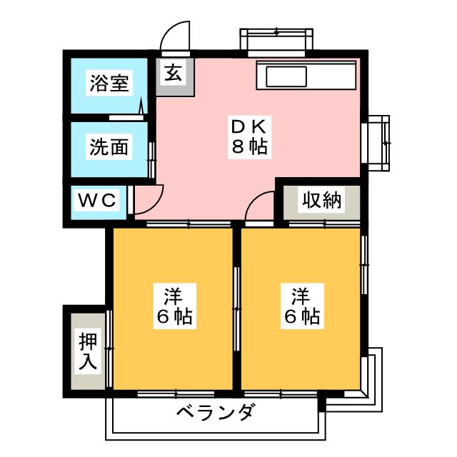 サンコーポエレガンスの間取り