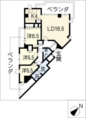 Ns21やごとの間取り