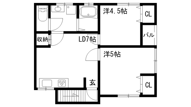 日暮荘の間取り