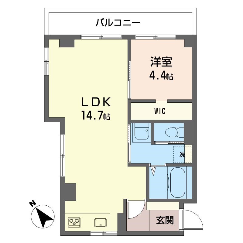 田中マンションの間取り