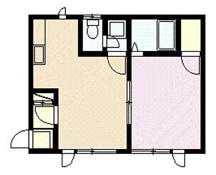 プルメリア２．１の間取り