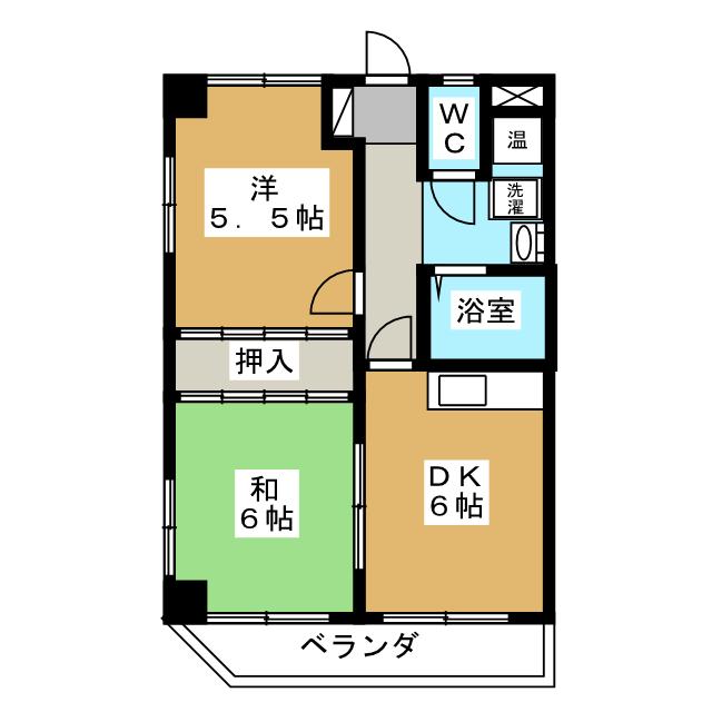 メゾン港北の間取り