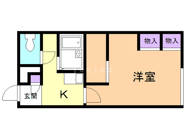 レオパレスＫ＆ＭIIの間取り