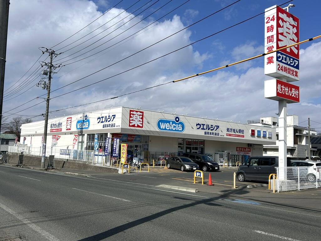ドラックストア　ウエルシア盛岡本町通店（ドラッグストア）まで360m